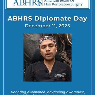 Honoring ABHRS Day — a global reminder of excellence, ethics, and patient safety in hair restoration