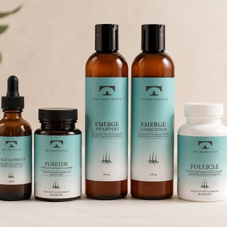 They’re back! 🤍

Our Trichoceutics hair care line is officially back in stock and ready to ship nat