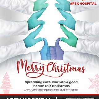 ✨🎄 This Christmas, we come together to spread care, warmth, and good health.
At Apex Hospital, your