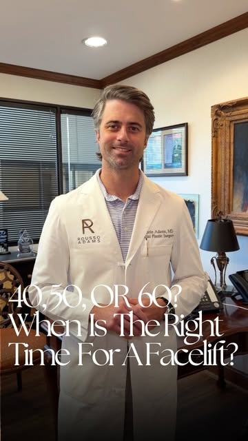 40, 50, or 60? When is the right time for a facelift? If you’re considering facelift surgery, your a