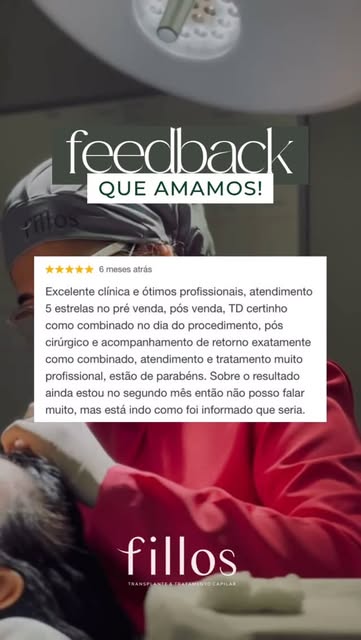 Somos o que somos e fazemos o que fazemos todos os dias porque temos pacientes que confiam e acredit