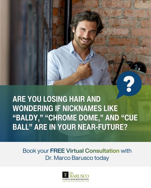 Are you losing hair and wondering if nicknames like “baldy,” “chrome dome,” and “cue ball” are in yo