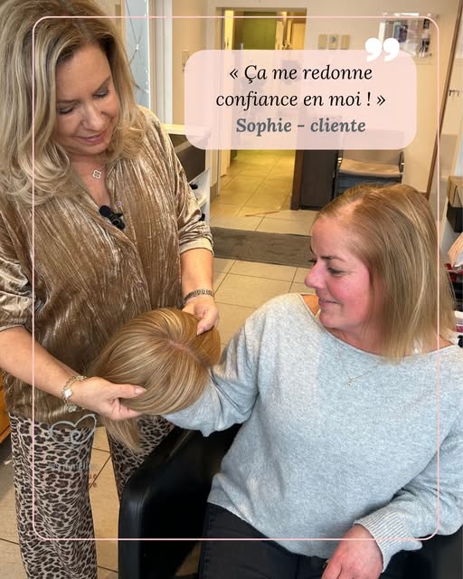 🌼 Sophie a eu la chance de quitter le salon avec un volumateur qui s'harmonise parfaitement avec se