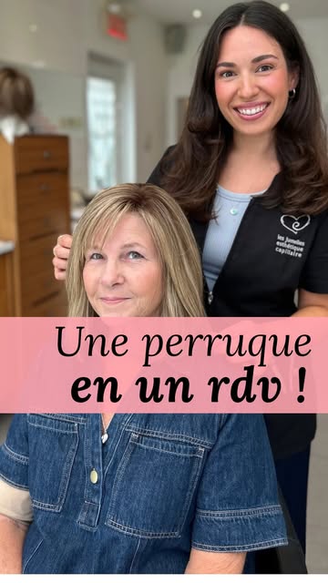 🥹 Une rencontre qui donne tellement de sens à notre travail !

🥰 Diane porte une perruque entièrem