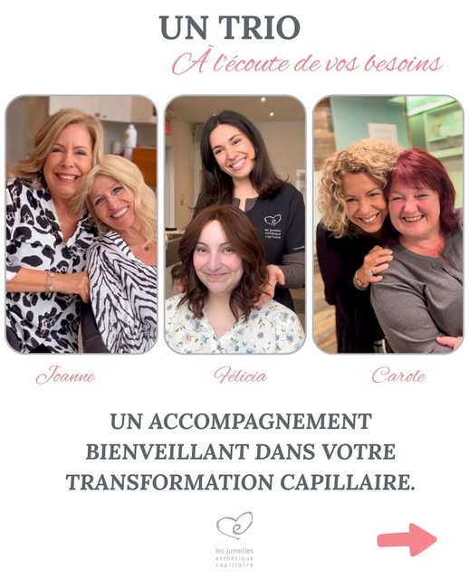 ❤️ Au salon d’esthétique capillaire Les Jumelles, nous avons à coeur de vous accompagner avec bienve