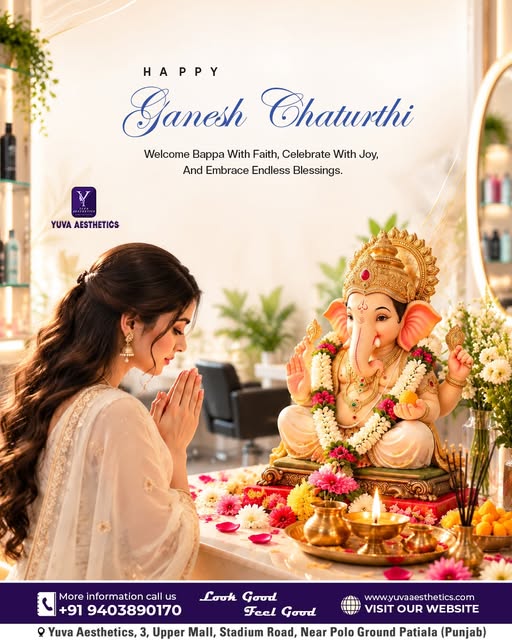 🙏✨ Happy Ganesh Chaturthi ✨🙏
May Lord Ganesha’s divine blessings fill your life with hope, healing