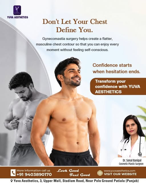 Gynecomastia Surgery
✔ Male Chest Correction
✔ Improved Chest Shape
✔ Boosted Confidence

Consult a 