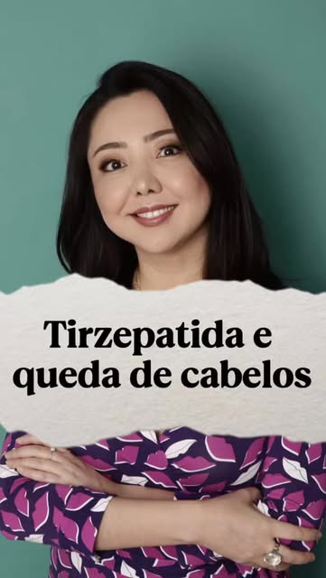 Os medicamentos injetáveis para perda de peso (tirzepatida, semaglutida etc) causam queda de cabelos