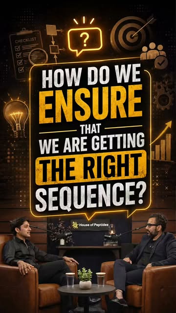 🧬 HOW DO WE ENSURE THAT WE ARE GETTING THE RIGHT SEQUENCE?

With peptides, sequence accuracy matter