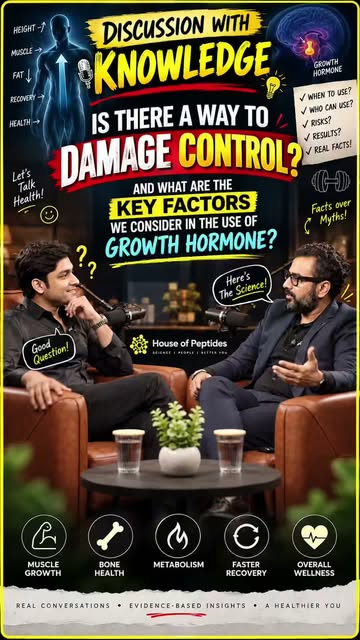 🧬 GROWTH HORMONE — FACTS OVER MYTHS!

Let’s Talk Health!
When is Growth Hormone used?
Who can use i