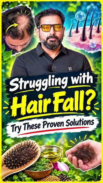 💇‍♂️ Hair Fall సమస్యతో ఇబ్బంది పడుతున్నారా?

జుట్టు రాలడం ఎక్కువైందా? Hair fall కి సరైన కారణాన్ని గ