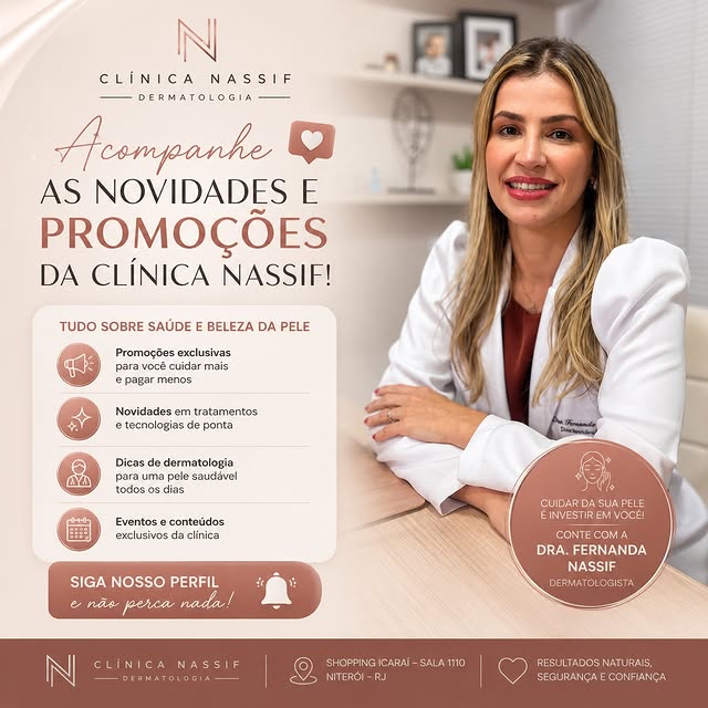 De 18/08 a 18/09, a Clínica Nassif preparou condições especiais em alguns dos nossos tratamentos — e