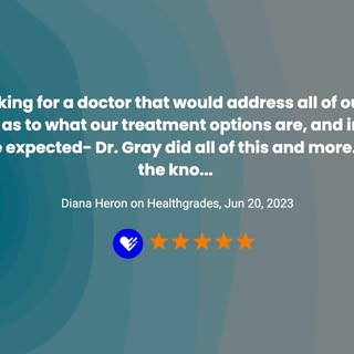We love creating partnerships with our patients!
Read full review: https://www.healthgrades.com/phys