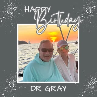 Happy Birthday to our incredible Dr. Gray! His dedication and passion inspire so many—hope this year