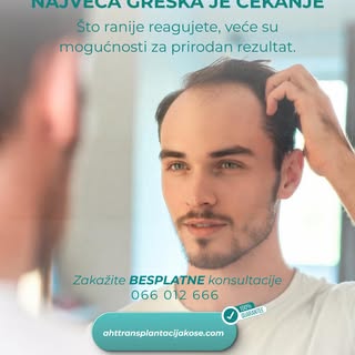 Mnogi muškarci primete prve znakove gubitka kose — ali odluče da čekaju.

Problem je u tome što vrem