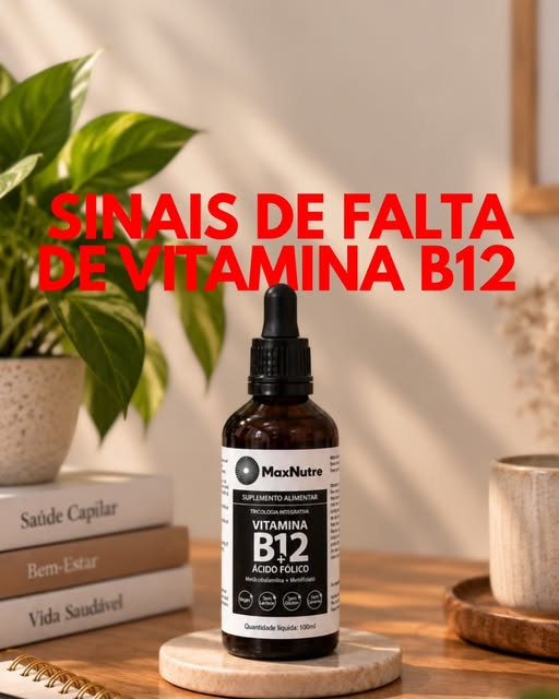 Peça agora a sua Vitamina B12 da MaxNutre! 💊✨
A vitamina B12 participa de processos importantes do 