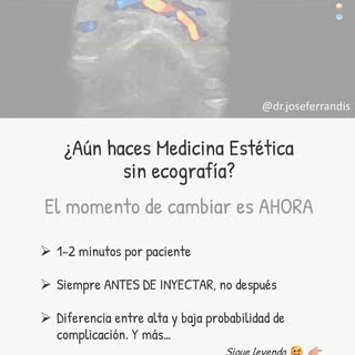 Breve recordatorio a médicos y pacientes: ¿Para qué sirve la ecografía durante un tratamiento médico