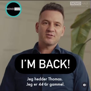 🌱💪🏻 Du er aldrig for gammel til at genvinde dit hår og din selvtillid! 💇‍♂️✨ En hårtransplantati