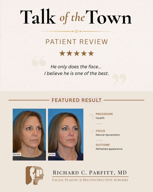 “He only does the face.”

Those six words may be one of the simplest descriptions of Dr. Parfitt’s p