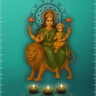 🌿 Day 5 – Green Grace with Goddess Skandamata 🌿

💚 Green foods + goddess-inspired nurturing = cal