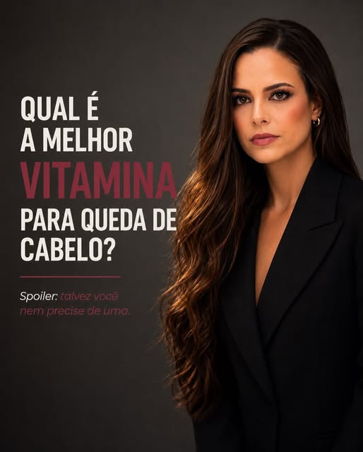 Qual é a melhor vitamina para queda de cabelo?

Essa é uma das perguntas que mais escuto no consultó