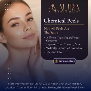 Chemical peels are medical treatments designed to improve skin health—not salon facials. #chemicalpe