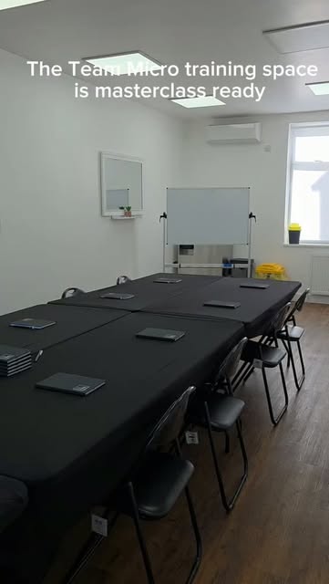 We have transformed our clinic space to accommodate everyone who has booked onto a masterclass this 