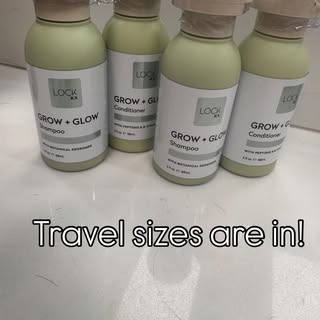 You asked and I listened! 

My top selling shampoo and conditioner I now have in travel sizes. ❤️ 

