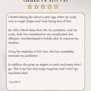 Seeing my clients finally get results makes me so happy!! 
When Laurie first came in, there was a lo