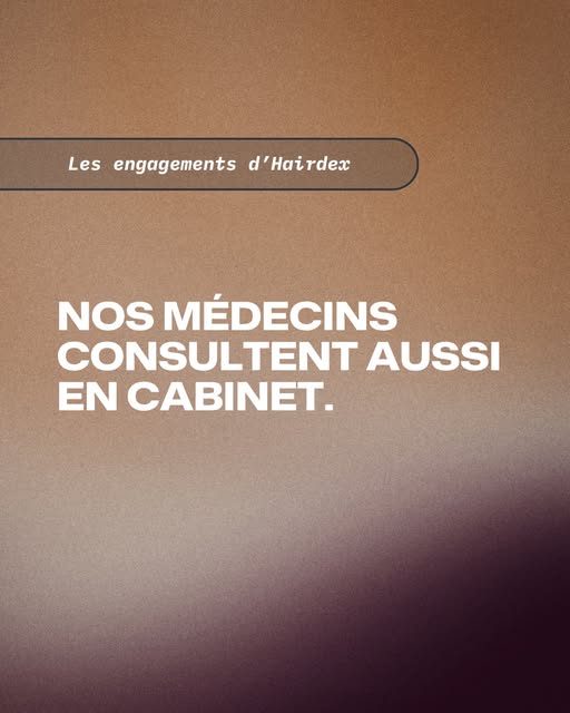 Votre médecin en téléconsultation exerce-t-il aussi en cabinet ?

Chez Hairdex, oui. La convention m