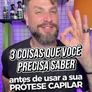 Prótese Capilar é um sistema inovador em que possibilita a colocação de cabelo em apenas 2h! 
Sem do