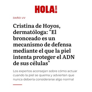 Por aquí os dejo dos de mi artículos favoritos que hablan sobre la importancia de cuidarse del Sol y