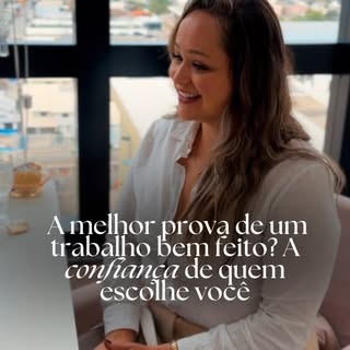 Receber um depoimento assim torna tudo ainda mais especial. 🩷

Ela já havia sido atendida por mim e