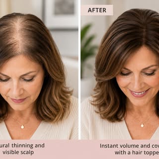 Do you find yourself checking your part line a little more often?

Thinning hair can happen graduall
