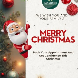 This Christmas, let confidence grow and happiness glow. ✨
Season’s greetings from Hair & Senses Clin