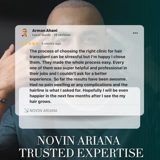 At Novin Ariana , every journey is built on trust, care, and real results. ✨

Here’s what one of our