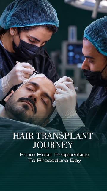 What really happens on the day of a hair transplant? 👀

From the first preparation at the hotel to 