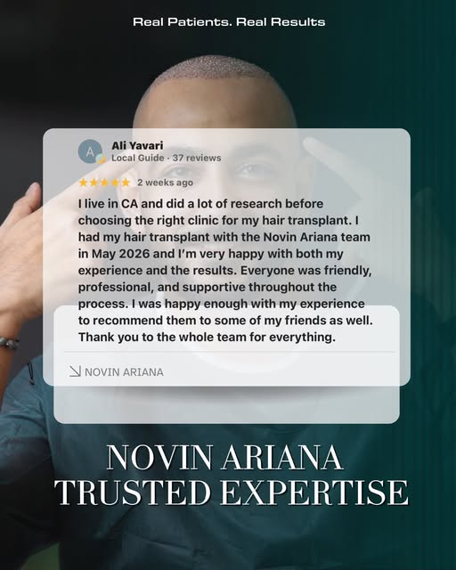 At Novin Ariana , every journey is built on trust, care, and real results. ✨

Here’s what one of our