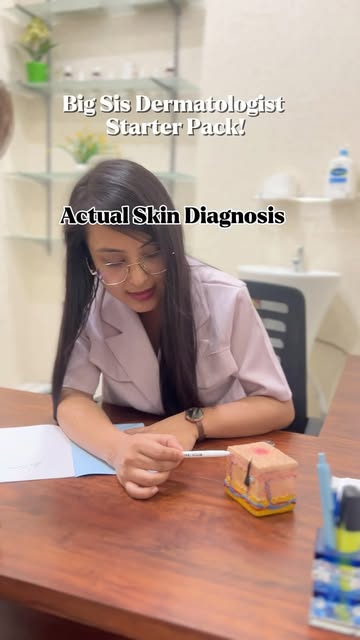 Dermatologist Big Sister Starter Pack 👩🏻‍⚕️💗

✔️ “Didi, yo pimple kina aayo?” — answered
✔️ Viral