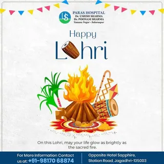 Warm Lohri wishes from Paras Hospital 🔥🌾

May this Lohri bring good health, happiness, and renewed