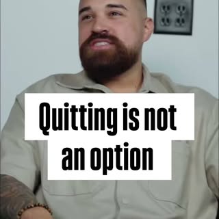 Most people quit on the 9th "no"... not realizing the 10th could've been the "yes" that changed ever