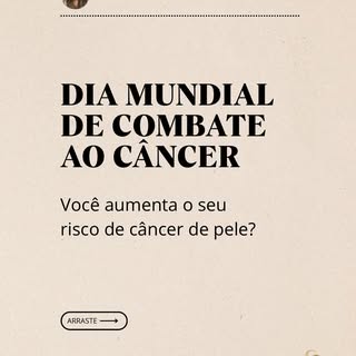 Você conhece o seu risco de câncer de pele? 

Proteger da luz natural, mesmo nos dias nublados ou nã