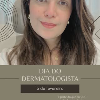 Dermatologia é a especialidade que eu escolhi (ou que me escolheu). Obrigada a cada paciente pela co