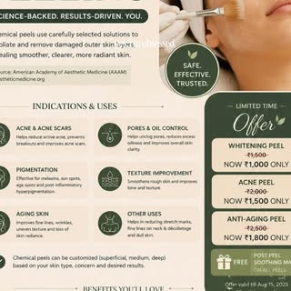 ✨ Your glow isn’t gone — it may just be hiding under dull, uneven skin.

Acne marks? Pigmentation? M