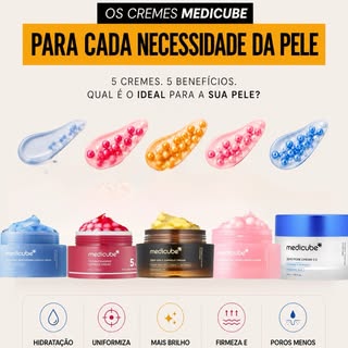 5 cremes. 5 necessidades diferentes. Mas apenas um faz mais sentido para a sua pele.

Escolher um hi