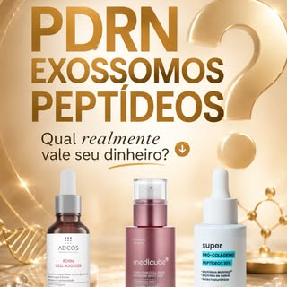 PDRN, exossomos ou peptídeos: onde realmente vale a pena investir? 👀

Os três aparecem cada vez mai