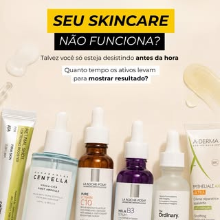 Seu skincare não funciona… ou você está desistindo cedo demais? 👀

Um dos erros mais comuns é começ