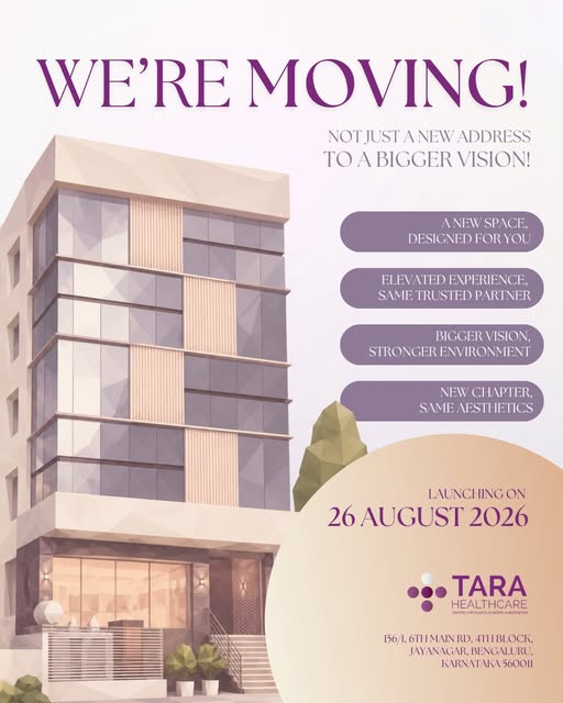A new address. A bigger vision. An even more elevated experience. 

Tara Healthcare is moving into a