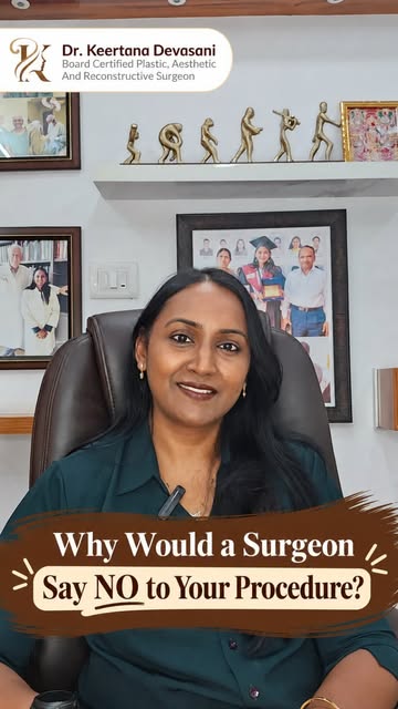 Not every “no” from your surgeon is bad news.

Sometimes it means they’re actually looking out for y