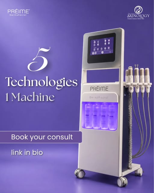 5 advanced technologies. 1 powerful DermaFacial-designed for a more personalised skin experience. ✨
